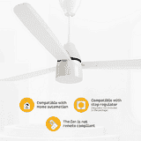 Atomberg Renesa Prime  BLDC Ceiling Fan with Remote | 1200mm | 5 Star | Gloss White