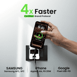 KERATIN Type-C Fast Charger Adapter | 25W | Charger & Holder | White