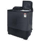 Haier Semi Automatic Top Loading Washing Machine | 9 Kg | 5 Star | Black | HTW90-196BBK