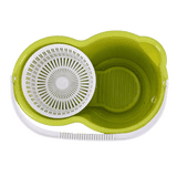 Royalford Spin Easy Mop Bucket | Floor Cleaning System | Green