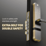 Yale Zuri Smart Door Lock | Fingerprint | PIN | RFID | Manual Key | Bluetooth Digital Smart Lock with Yale Home App Access | 3 Year Warranty | Antique Bronze