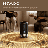 Boat Nirvana Luxe Bluetooth Speaker | 100W | Spatial Audio | NFC Pairing | Charcoal Black