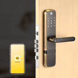 Yale Zuri Smart Door Lock | Fingerprint | PIN | RFID | Manual Key | Bluetooth Digital Smart Lock with Yale Home App Access | 3 Year Warranty | Antique Bronze