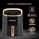Butterfly Magnum Digital Air Fryer | 4.5L | 1200W | Black