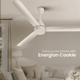 Crompton Energion Cookie BLDC Ceiling Fan | 1200MM | Ivory