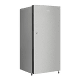 Haier Direct Cool Single Door Refrigerator | 215 L | 3 Star | Nickel Steel | HRD-2353BNSA-P