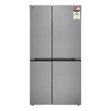 LG Side-by-Side Refrigerator | Convertible | 650L | 3 Star | Convertible | Shiny Steel | GL-B257JPZ3