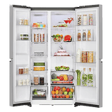 LG Side-by-Side Refrigerator | Convertible | 650L | 3 Star | Convertible | Shiny Steel | GL-B257JPZ3