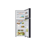 Samsung Double Door Refrigerator | 419 L | 2 Star | Black Glass | RT45HB6A4222HL