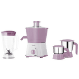 Philips Juicer Mixer Grinder | 600 W | White and Lilac | HL7581/00