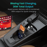 Portronics Car Power View Car Charger | Black | POR 1875
