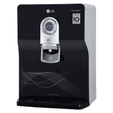 LG RO + UV + UF + Mineral Booster Water Purifier | 8L | Stainless Steel Tank | Black | WW184ETB