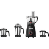 Bosch PureMixx Mixer Grinder Food Processor | 800 Watt | 5 Jars | Black | MP8515A1KI