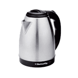 Butterfly Evo Pro 1.5L Electric Kettle | 1350 W | Auto Shut Off | Steel with Black