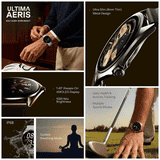 Boat Ultima Aeris 1.43" AMOLED Display Round Smart Watch | Bluetooth Calling | Active Black