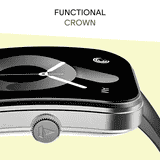 Boat Wave Sigma 3 Curv Smartwatch | 2.01" Curved Display | BT Calling | Active ​Black