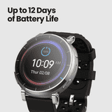 Amazfit Active 3 Premium Smart Watch | 1.32"AMOLED Display | Fitness Tracker | Apex Silver