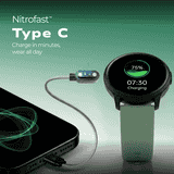 Fastrack Jupiter R3 Smart Watch | Round Display | Gun black & Grey