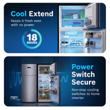 Bosch Frost Free Double Door Refrigerator | 6-in-1 Convertible Modes | 243 L | 2 Star | Dark Lake | 2026 | CTC27U12VI