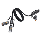iGear OmniSpark 6-in-1 Charging Cable | 100W | Fast Charging | Black
