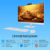 HP AIO Desktop | Intel Core i3-1315U | 8GB | 512GB | Windows 11 Home | Shell White | 24-CR0905IN