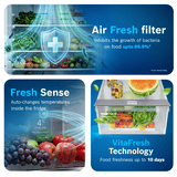Bosch Frost Free Double Door Refrigerator | 6-in-1 Convertible Modes | 243 L | 2 Star | Dark Lake | 2026 | CTC27U12VI