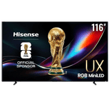 Hisense Class RGB MiniLED ULED Premium X Series 4K UHD Google Smart TV | 116 Inch | RGB Backlight MiniLED Up to 8000 nits  3D Color Master Pro | 116UX