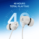 boAt Rockerz Zen Neckband with Active Noise Cancellation | 40 Hours Playback | Ivory White