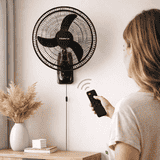 Blueberry WEE 16 PRO BLDC Wall Fan with Remote | 400mm | Black