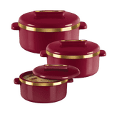 Milton Curve Casserole Set | Easy to Store | Multicolour