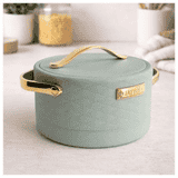 Jaypee Luxura 2000 ml Stainless Steel Insulated Casserole | Hot & Cold Food Storage Container | Multicolour