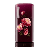 LG Direct Cool Single Door Refrigerator | Smart Inverter Compressor | 185 L | 5 Star | Wine Glory | GLD1956ZAWG