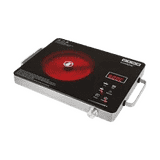Usha Infrared Induction Cooktop | 2200W | 4 Preset Menus | Black | IR2200TCB