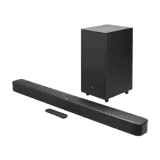 JBL Bar 2.1 Essential Soundbar with Wireless Subwoofer | 440W | Dolby Digital | 2.1 Channel | Black | JBLBAR21ESSBLKIN