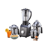 USHA TurboX Mixer Grinder | 1200W | Faster and finer grinding | 4 Jars | Black