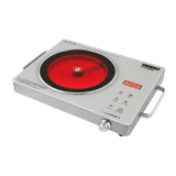 USHA Infrared Induction Cooktop | 2200 Watts | Touch Controls | White | IR2200TCW