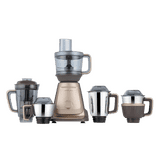 Bajaj Style Mix Mixer Grinder | 1000W | 5 Jar | Sahara Beige