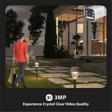 CP PLUS EZYKAM 3MP 4G Outdoor CCTV Camera | White | EZ-R33T