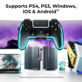 Zebronics Zeb Max Link Pro Wireless Gamepad | Dual Motor Haptics | Black