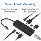 Asus Portable 8IN1 Dock | 100 W | Black | DC210