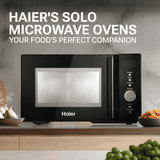 Haier Solo Microwave Oven with Defrost Technology | 23L | Black | HIL2301 MBEJ