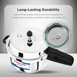 Butterfly Blue Line Pressure Cooker | 10 L | Silver