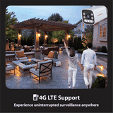 CP PLUS EZYKAM 3MP 4G Outdoor CCTV Camera | White | EZ-R33T