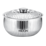 Milton Tulip 3000 Stainless Steel Casserole | Silver