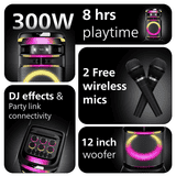 Philips Bluetooth Party Speaker | 300 W | Black | TAX3004/94