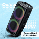 Zebronics Zeb Barrel 200 Bluetooth Portable Speaker with Wireless Mic | 40 W | Black