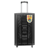 Zebronics Zeb Metal Pro Trolley DJ Speaker | 150 W | Black | 2X15L1