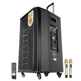 Zebronics Zeb Metal Pro Trolley DJ Speaker | 150 W | Black | 2X15L1