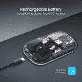Portronics Toad 5 Rechargeable Bluetooth Mouse | 2.4 GHz Wireless | Black | POR 2488