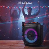 Zebronics Sono Plus Bluetooth Party Speaker | 48W RMS | Wireless Mic | Black